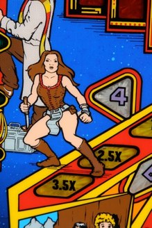 This is a TAG (Thomas A. Grant) made Dr. Who playfield.<br />Note the skin tone colors are more realistic.