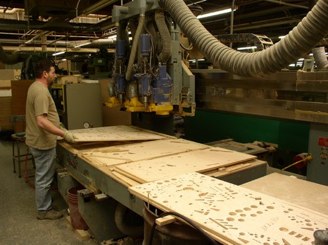 Gene’s reproduction Big Bang Bar playfields getting made.<br />Playfields getting made in Chicago at the Churchill factory.